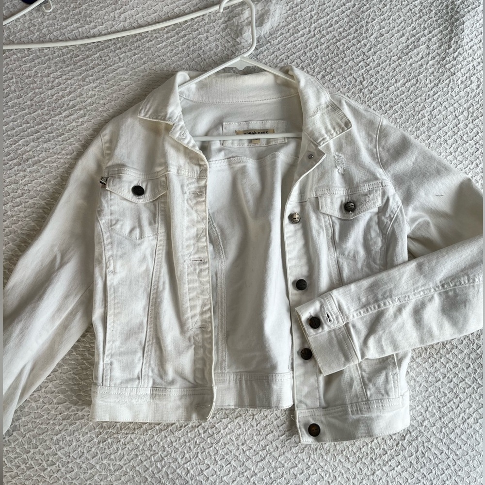 White Jean Jacket